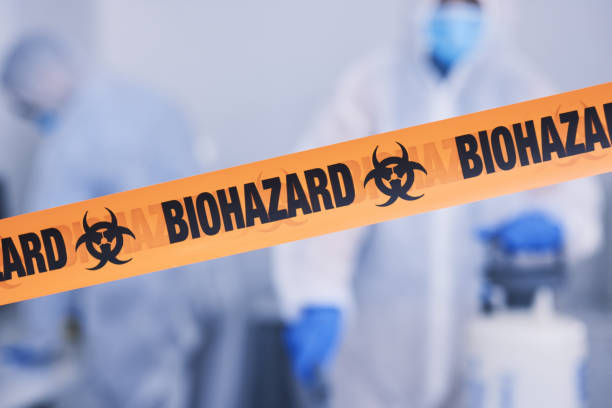 Professional Blood Cleanup technician working in Kingsville, TX